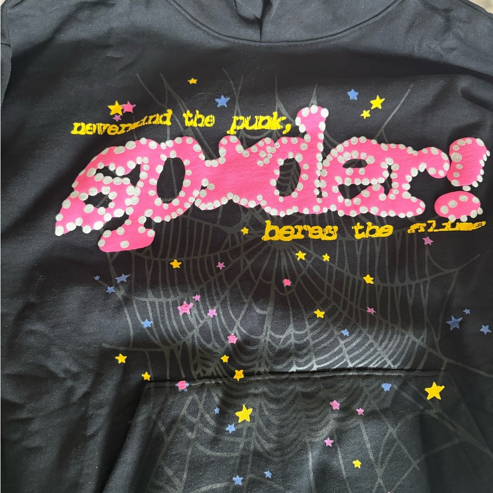 Black spider hoodie